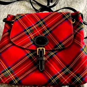 Plaid Dooney and Burke backpack